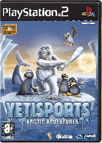 YetiSports Arctic Adventures PAL Playstation 2  box art